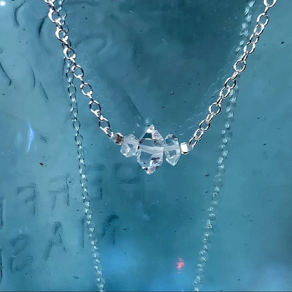 Hand Made Diamond Charm Necklace - Picture 5 of 7
